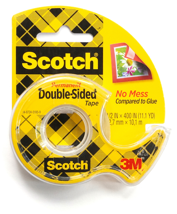 Main Product Image of Double Sided Tape (Permanent), Scotch Branded Double Sided Cello Tape