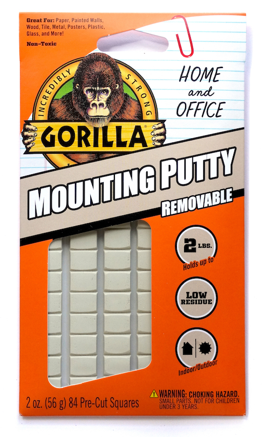 Main Product Image of Poster Putty (Gorilla Brand), For sticking contact mics to surfaces