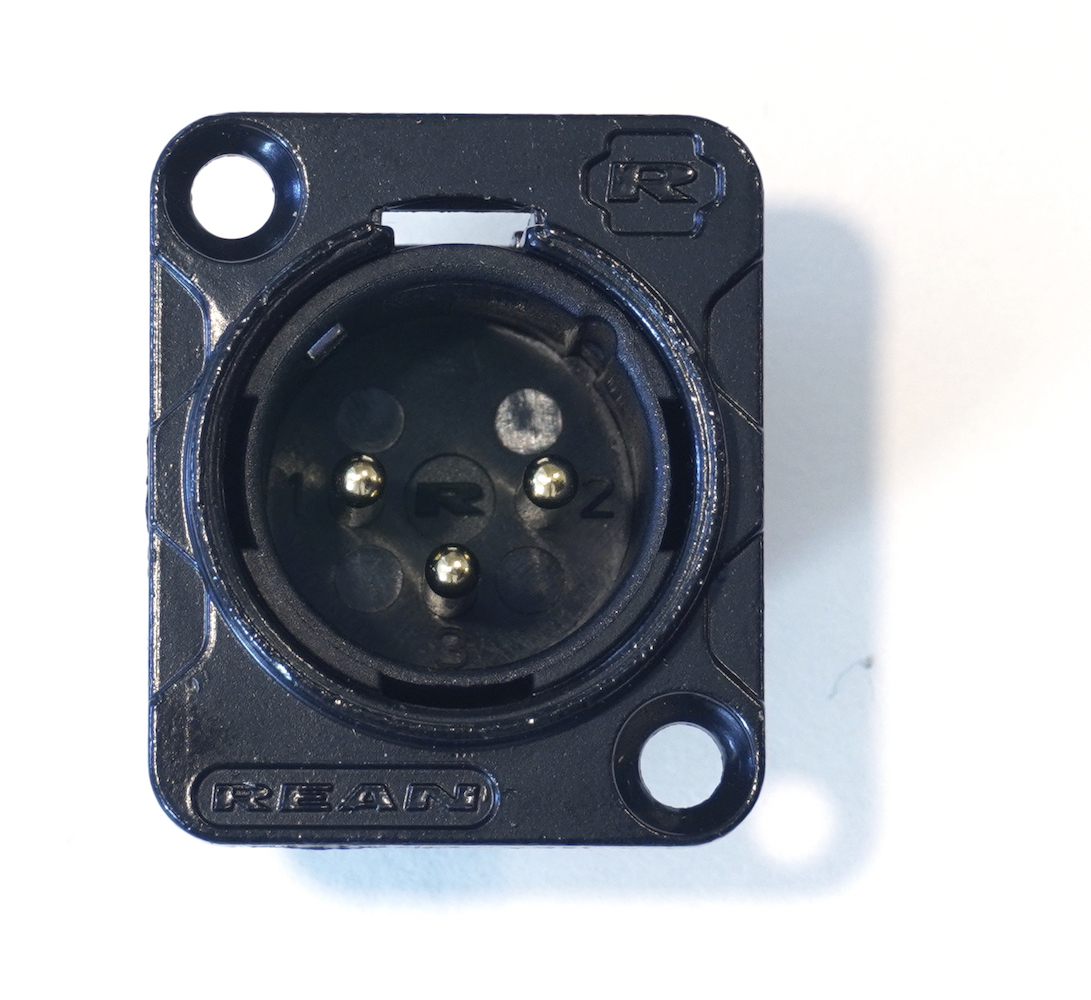 Main Product Image of XLR Connector (Male Panel Mount), Male Panel Mount XLR Connector